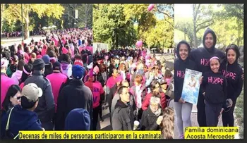 Dominicanos en NY participan caminata para crear conciencia sobre el cáncer de seno