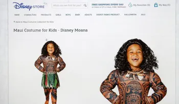 Disney detiene las ventas de disfraz de Moana tras acusaciones de racismo