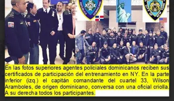 Policías RD finalizan entrenamiento en NY de métodos avanzados seguridad ciudadana
