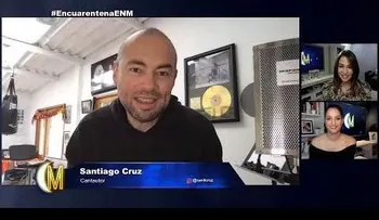 Cantautor colombiano Santiago Cruz, en esta Noche Mariasela