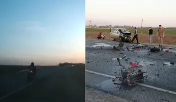 El trágico final de dos hermanos motociclistas que iban a toda velocidad en una carretera
