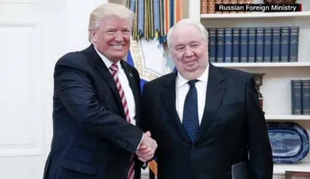 La Casa Blanca está furiosa porque Rusia publicó estas fotos de la reunión en la Oficina Oval