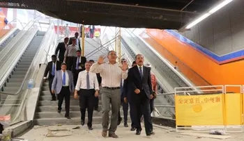 Presidente Medina visita Teleférico y Línea 2B del Metro; supervisa avance de construcción