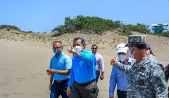 Ministerio de Medio Ambiente decomisa arena extraída de Las Dunas de Baní