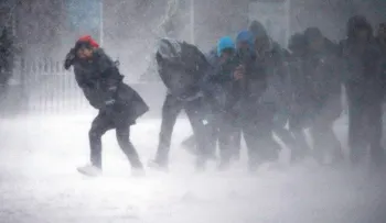 Así se ve la gran tormenta de nieve al noroeste de Estados Unidos