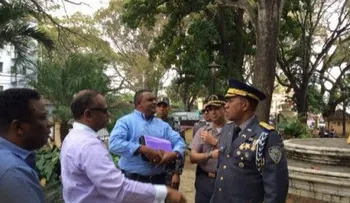 Jefe PN visita lugar donde fue hallado colgado un haitiano