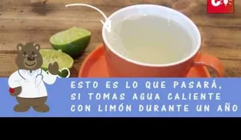 Esto es lo que pasará si tomas Agua con Limón (VIDEO)