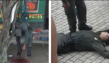 Asesinan a los policías Jorge Andrés Quintero García y Jhoan Sebastián Rodríguez Barbosa, en Cauca (Colombia)