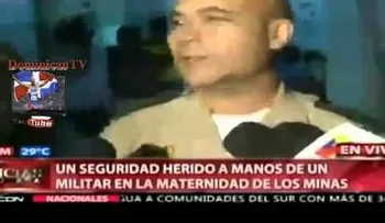 Militar hiere a un miembro de la seguridad de la Maternidad de Los Mina