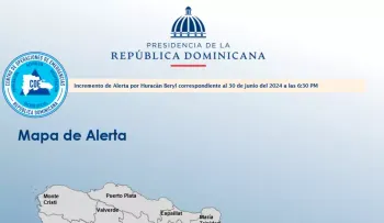 10 provincias en alerta ante huracán Beryt
