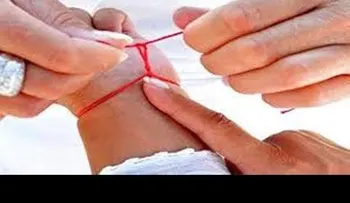 El secreto del hilo rojo en la mano izquierda para la protección y la buena energía