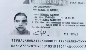 Conoce la foto del terrorista de Niza que le quitó la vida a 84 pesonas