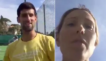 Novak Djokovic transmitió involuntariamente por Facebook Live una discusión con su mujer
