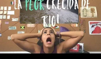 Atrapada por la crecida de un rio en República Dominicana!