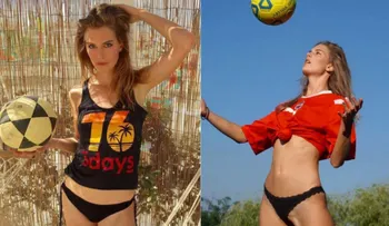 Astrid Ericsson, la sueca que sorprende con su talento y belleza en el futvóley