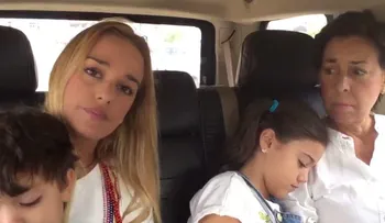 Lilian Tintori logró entrar a la prisión de Ramo Verde para ver a Leopoldo López tras 35 días sin contacto