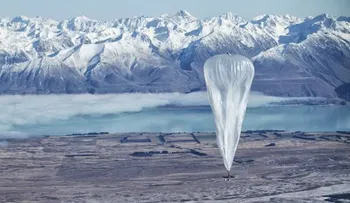 Un globo satelital de Google cae en Paraguay