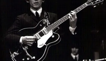 Subastan guitarra de George Harrison por 490,000 dólares 