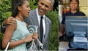Hija de Obama trabaja como mesera en un Restaurante