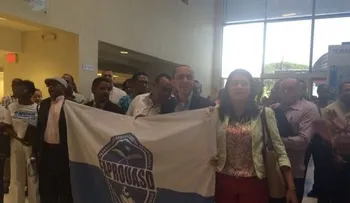 Profesores UASD marchan y exigen nómina al rector