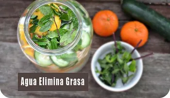 Esta receta de Agua FAT FLUSH para eliminar grasa abdominal y bajar la panza en 10 días