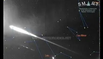 Una bola de fuego se destruye antes de impactar en tierra de España