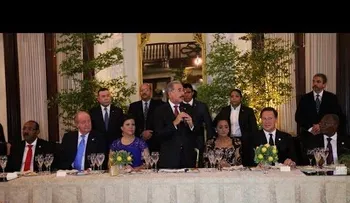 Danilo Medina aboga por un mundo de paz: ofrece recepción a invitados juramentación (VIDEO)