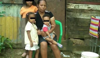Madre viuda con 7 hijos vive en miseria extrema
