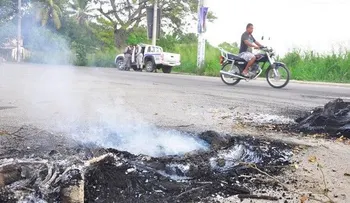 Comunidades protestan  por agua
