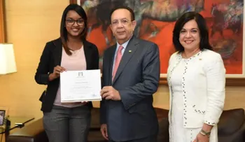 Joven de San Cristóbal gana premio en concurso del Banco Central (BCRD)