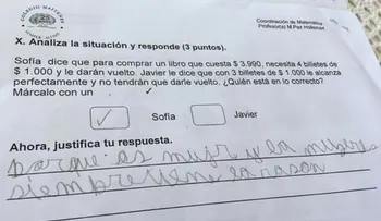 La insólita respuesta de un niño a un sencillo problema de matemáticas