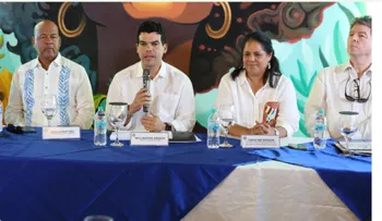 Arnaud y Banco Mundial presentan avances en proyecto de agua en Moca