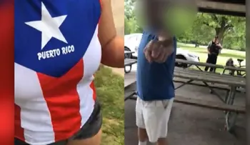 Renuncia el policía que no ayudó a la mujer que fue acosada por llevar la bandera de Puerto Rico