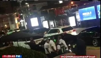 Captan en un video incidente de vicecanciller y su esposo