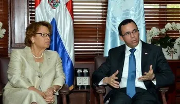 Canciller recibe jefa de la Minustah en Haití