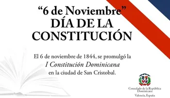 6 de noviembre, Día de la Constitución de la República Dominicana