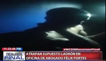 Alegado ladrón en oficina de Félix Portes dice un capitán lo envió 