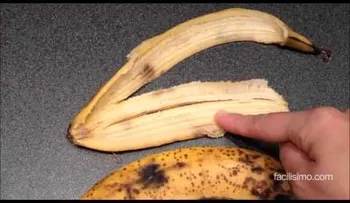 Con la cáscara de plátano o guineo puede limpiar tus dientes y prevenir arrugas (VIDEO)