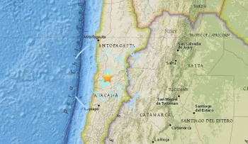 Sismo de magnitud 5,5 sacude el norte de Chile