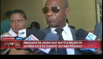"Estaba poseído" por un demonio joven que mató mujer en joyería, dice su abogado