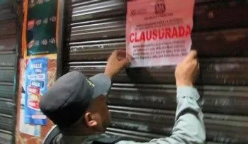 Ministerio de Interior y Policía clausura 17 negocios por violar normas legales