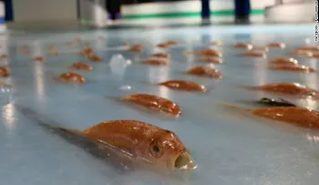 Parque de diversiones se disculpa por congelar 5.000 criaturas marinas en una pista de patinaje