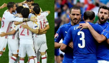 Un clásico: Italia vs. España en  la Eurocopa