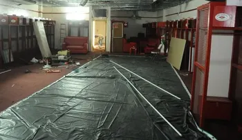 Escogido realiza arreglos en su clubhouse 
