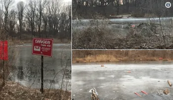 Un niño dominicano cae en un lago congelado y muere. Se trata de Anthony Pérez