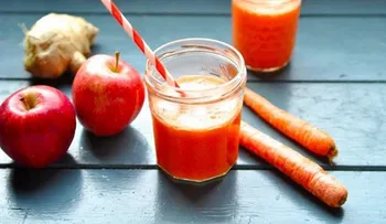 Jugo de zanahoria para la longevidad