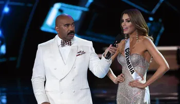 Miss Colombia y Steve Harvey se reencontraron: ¿sin rencores?