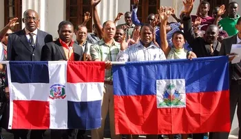 Dominicanos y haitianos unen banderas por la paz en Santiago