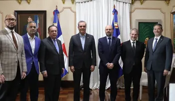 Nuevo jefe misión FMI visita al presidente de la República Luis Abinader