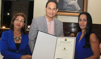 Senador y Alcalde de New Jersey EE UU reconocen instituciones y personalidades de R.D.
